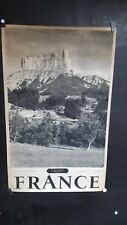 AFFICHE TOURISME FRANCE PHOTO  ANNEES 1950 MONT AIGUILLE ISERE