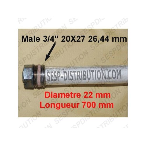 Anode magnesium sacrificielle