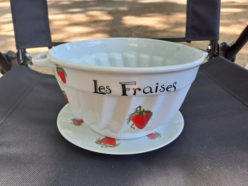 Saladier egouttoir fraises - saladier,