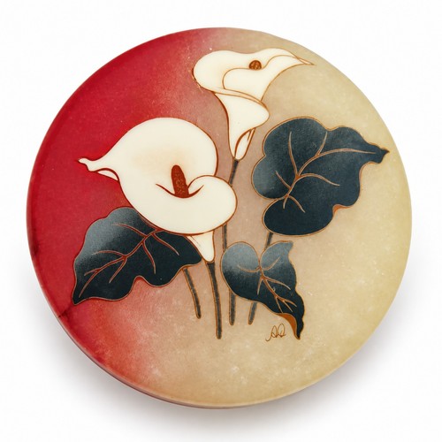 Boîte ronde bijoux vintage - ronde,
