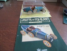 Bugatti 1927 type 35 B en tôle à remontoir - jouet de fer blanc collection -neuf