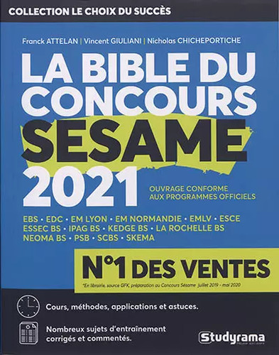 Bible concours sésame - bible, du
