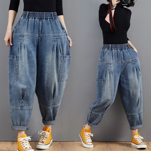 Femme jean pantalon sarouel - jean,