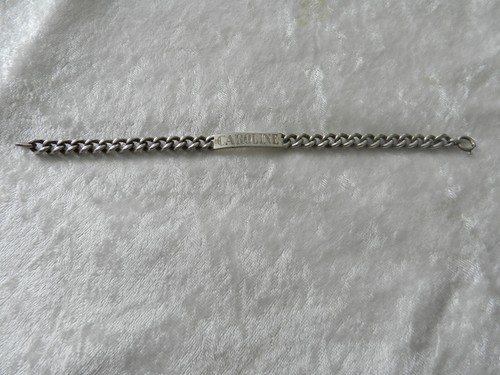 Ancienne gourmette bracelet - , en