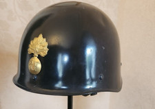ANCIEN CASQUE F1 DUNOIS 1ER MODELE FLAME EN RELIEF GENDARMERIE MOBILE