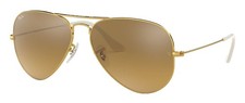 Ray ban Lunettes Aviateur Métal RB3025 001/3K Or Marron Miroir Pente 62MM