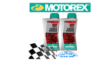 2 Litres Huile Moteur MOTOREX Cross Power 2T Synthétique 2 Temps Moto Off Road