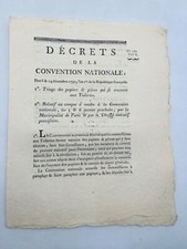 {Decret} 1°. Triage des