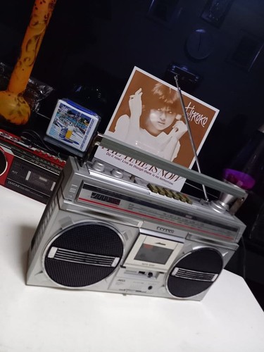 Boombox métal sanyo mr - boombox, mr-x830