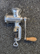 HACHE VIANDE PORKERT  N° 5 ustensile decoupe hachoir cuisine fonte Bois