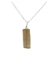 Collier avec pointe en Citrine