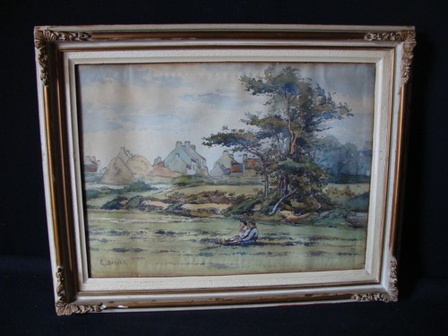 Aquarelle bretonne situable