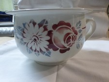 trés Ancien pot de chambre en faience l'amandinoise vase de nuit