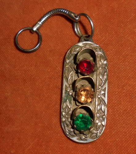 Porte clés ancien feux - porte-clés,