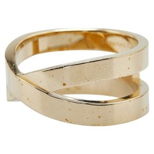 Bague Hermès Ruban Plaqué Or