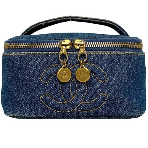 Chanel vanity denim bag - vanity,