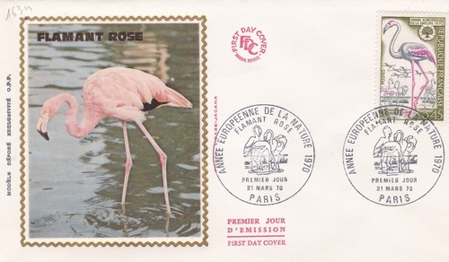 France 1970 fdc - fdc, rose
