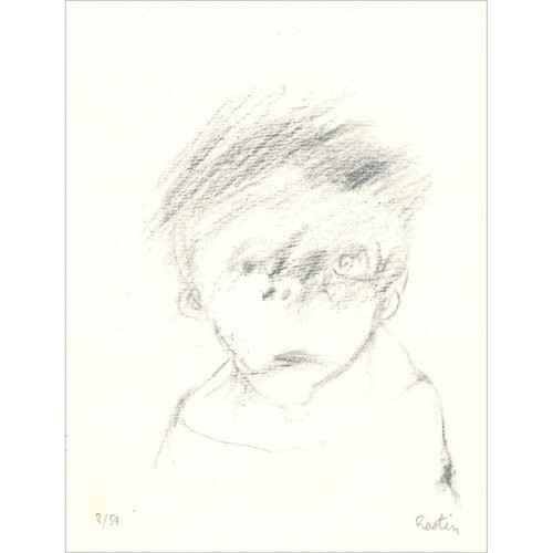 Rustin jean lithographie - rustin,