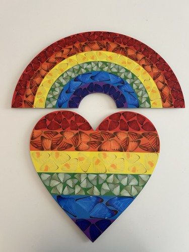 Damien hirst butterfly heart - damien,
