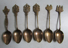 Ensemble de 6 petites cuillères de collection London longueur 10,5 cm Poinçon EP