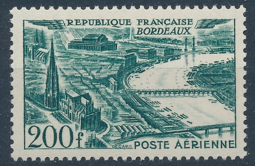 Timbre france poste aérienne - france,