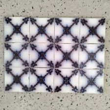 Anciens Carreaux Carrelages Faience De Desvres Rares 11,5 cm Tiles Azulejos Déco