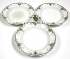 Assiettes Antiques UC Sarreguemines Germaine 3Pcs BA398