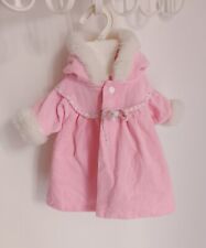 Manteau rose et blanc Corolle - Vêtement Vintage 90' - Poupées/poupons 36 cm 