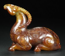 6,4 "Hetian Jade sculpture