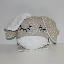 Doudou Lapin Fait main - Blanc marron