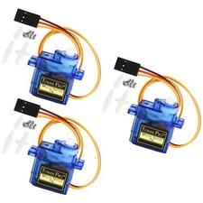 Micro Servo 3 Pcs Moteur Servo Torque Engrenage Métallique12g Micro Servomote...