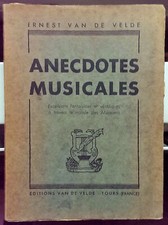 Ernest Van de Velde. Anecdotes