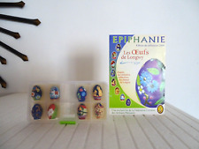 ✨ Série complète 8 fèves œuf émaux de LONGWY - série 2009