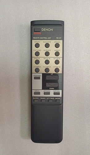 Denon 147 remote - denon, control