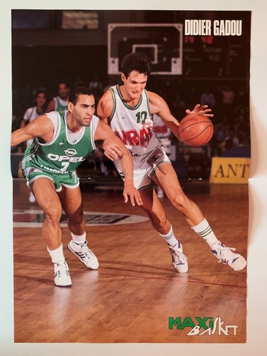 Poster maxi basket didier - basket,