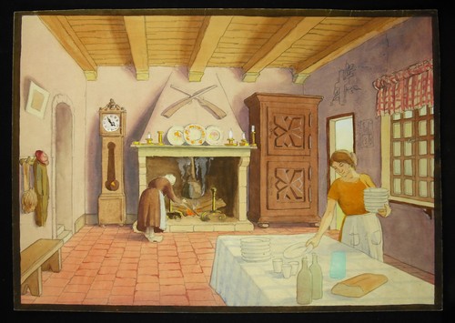 Dessin original vers 1900