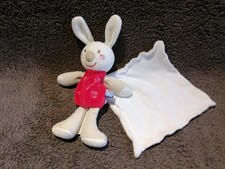 doudou mouchoir lapin chien