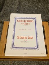 T. Lack Etudes Mlle Didi op 85