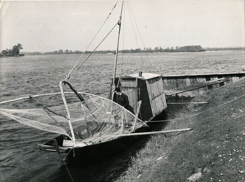Beaugency 1950 pêche au - pêche,