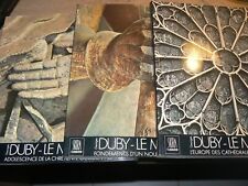 lot de 3 livres Duby Georges