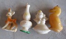 Lot of 4 Vintage 1950s Wax