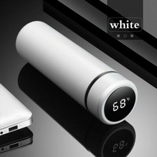 Mini aspirateur en acier inoxydable 500 ml tasse boisson thermos DEL indicateur de température