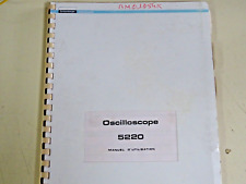 Manuel d'utilisation Oscilloscope Slumberger Enertec 5220 édition janvier 1986