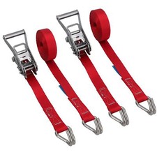 Crochet à griffe de qualité marine 2 pièces sangle à cliquet remorque bateau ...