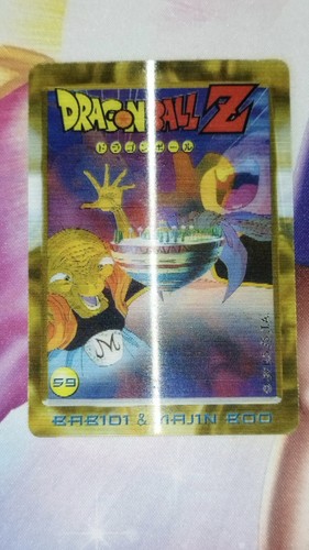 Carte dragon ball gold card - z,