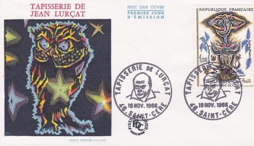 France 1966 fdc tapisserie - 1966,