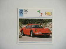 fiche auto DINO 246 GT 1969/74