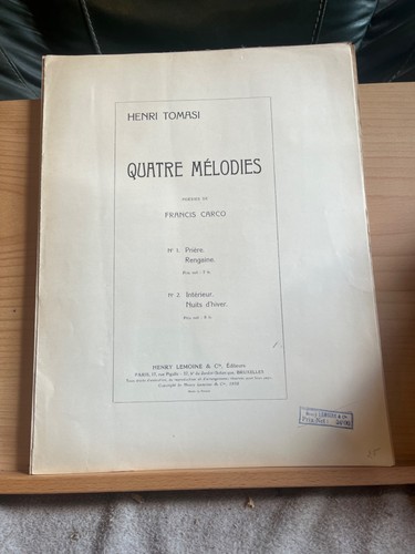 Henri tomasi prière - prière, /