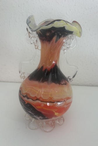 Vase verre soufflé style - verre,