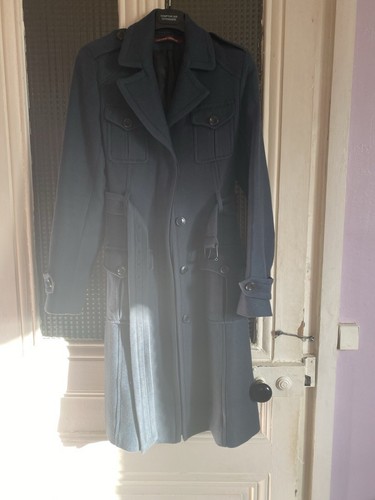 Manteau laine doublé comptoir - manteau,